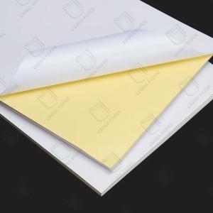 Wholesale 80g/90g Super White Gloss Paper ISO And SGS Certified Self Adhesive Sticker Paper Consistent And Guaranteed Terms from china suppliers