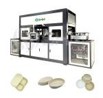 Tableware Molded Pulp Machine Equipment Fully Automatic For Disposable Dish line