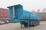 30T-60T Mechanical Suspension Self Discharge Dumping Truck Semi Trailer To Carry