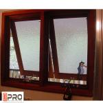 Hurricane Impact Aluminium Awning Windows ISO Certification With Chain Winder