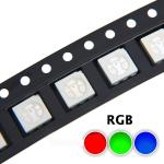 0.5W Multi Color SMD 5050 RGB LED Red Green Blue 3 In 1 For Decoration