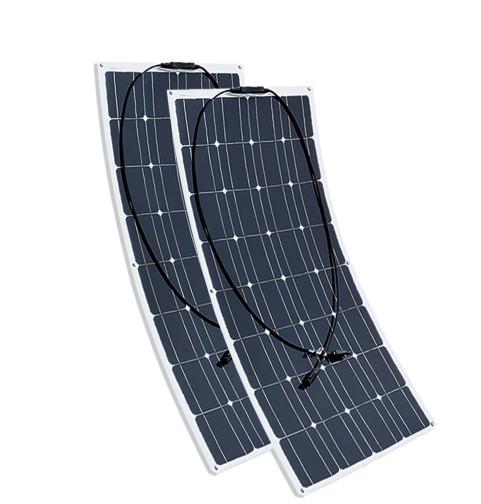 Thin Film Flexible PV Solar Panels 100W 18V Mono Anti Scratch With MC4