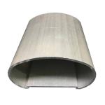 Railing Aluminum Handrail Profile Frameless U - Shaped Floor Card Slot 6060
