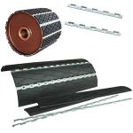 Drive Pulley Herringbone Rubber Lagging Conveyor Pulley Drum Slide Lagging