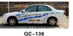 UV offset printing Waterproof Custom Car Body Sticker QC-136G