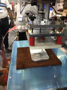 Wholesale Eco Friendly Foot Mat Making Machine , PVC Coil Door Mat Machine Low Voltage from china suppliers