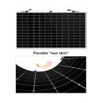 2054*1080*2mm Sunman EARC 430W 520W Flexible Solar Panel for Versatile