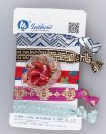 Customized Stretchy Ribbon For Hair Ties , Elastic 8cm Snagless Hair Ties
