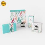 5.5cm Ivory Folding Skincare Packaging Box Lotion Color Printing