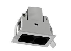 Wholesale Two Head 2 * 2W LED Recessed Downlight Dimmable Cree COB Chip Indoor from china suppliers