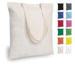 Blank 10OZ 12OZ 100% Cotton Canvas Shopping Bags With Handles Plain For Craft