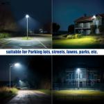 Outdoor Courtyard Solar Street Light 2000W with 50000 Hours Working Time