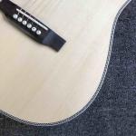 Custom AAAAA All Solid Wood Spruce 41 Inch Herringbone Binding Acoustic Guitar