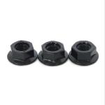 Black Zinc Coated Stainless Steel Nuts Lock Type Grade 4.8 M3-M12 Serrated