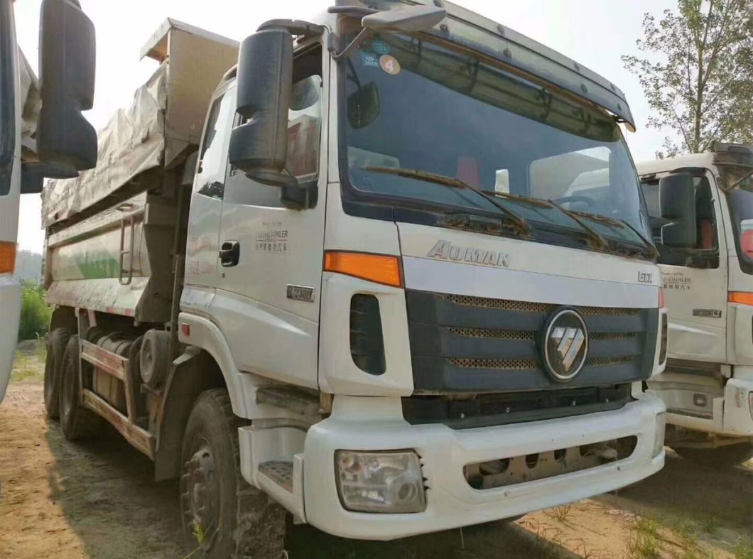 Foton Auman 6X4 10 Wheels 336HP Used Truck Low Price   30t-60t Heavy Duty Tipper Truck Just 1 Year Job