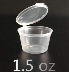 Wholesale 50ml 2oz Disposable Food Container Tableware Plastic Sauce Cup With Lids from china suppliers