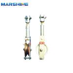 High Strength Adjustable Earth Wire Pulley Block with Aluminum Material