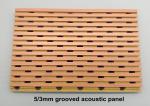5/3mm Woodgrain MDF Laminate Grooved Acoustic Panel Wall Soundproof Board