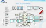 Deepblue Foldable Modular System Rapid Development Hospital Emergency Housing