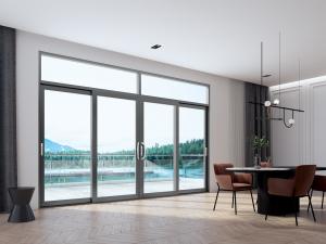 Wholesale Balcony Aluminum Sliding Doors Eco Friendly Emerald With Grills from china suppliers