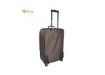 600D Padlock Luggage Bag Sets Trolly Suitcase With Semi Stransparent Skate