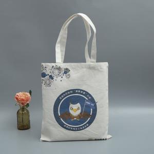 Wholesale Customized Logo Printing Reusable Canvas Shopping Bags 12oz Canvas Shopper Tote Bag from china suppliers