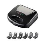7 5 3 In 1 Mini Electric Waffle Sandwich Makers Non Stick Multifunction