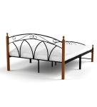 Waterproof Queen Size Metal Bed Strong Load Bearing Capacity Simple Style