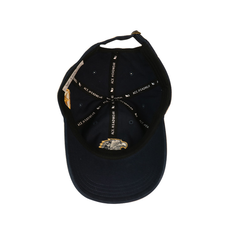 6 Panel Embroidered Baseball Caps Animal Eagle Pattern Dad Cap With America Flag