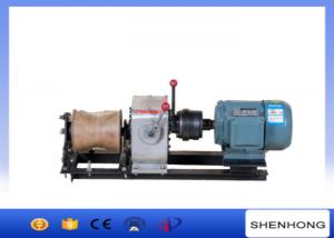 China Electric Engine Cable Powered Pulling Winch By Shafted Driven 10KN on sale