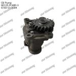 Oil pump 6D125 PC400-3 flat 6150-51-1004