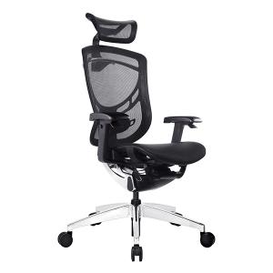 Wholesale IVINO Polished Aluminum Chair Multi-function Ergonomic Mesh Back Office Chair from china suppliers