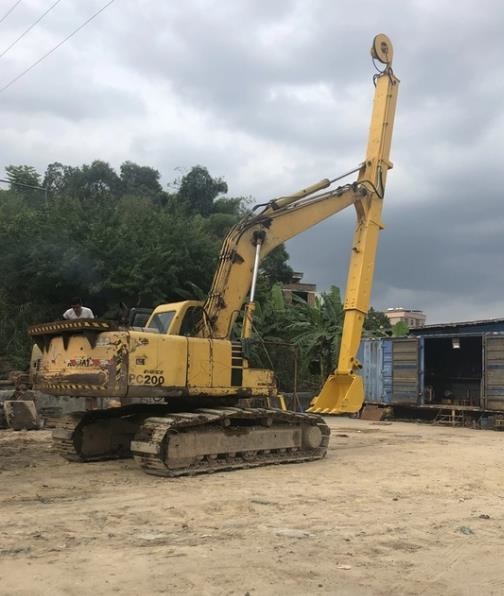 2-5t Manual / Automatic Excavator Telescopic Boom Suitable for Different Model Brand