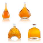 Champagne 1L Glass Bottles with Decal Screen Printing and Cork Sealing