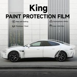 Wholesale King Car Self Healing TPU PPF Film Gloss Transparent Anti Scratch 7.5mil from china suppliers