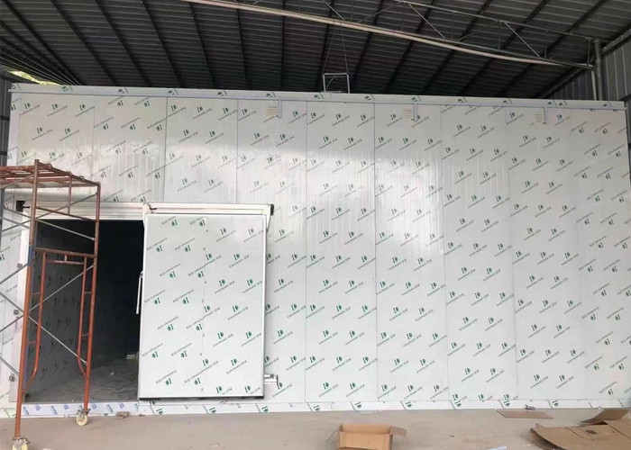 Hard Polyurethane Foam Cold Storage Room For Vegetable / Fruit / Meat / Fish And Air Cooling Approach