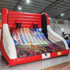 Wholesale Popular Inflatable Basketball Shooting Game Carnival Basketball Bounce Machine Interactive Game from china suppliers