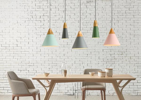 Modern minimalist colorful bedroom restaurant bar cafe Wood aluminum metal small