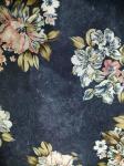 Anti Allergy Dark Blue 80gsm Poly Tricot Fabric For Mattress Cover