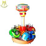 Hansel Amusement park outdoor musical carousel rides 3 seats mini kids carousel