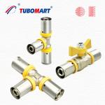 Commercial Pex Press Fittings High Performance 3/4 Inch Brass Garden Hose