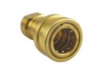 ISO7241B 0.75 Inch Hydraulic Brass Quick Coupler
