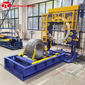 Wholesale Plastic Pipe Coil Packing Wrapping Machine Automatic Vertical With Trolley from china suppliers