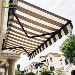 Acrylic polyester Electric Waterproof Retractable Awning Arm