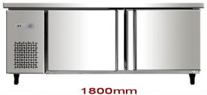China Horizontal Under Counter Fridge Freezer , 400L Stainless Steel Undercounter Refrigerator on sale