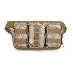 Military Camouflage Waist Bag Utility Belt with Water Bottle Holder Hiking