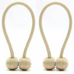 Furniture Waterproof Polyester Ball Curtain Tiebacks