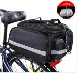 Bike Rear Rack Bag,Bicycle Trunk Bag,Panniers Bag,Cycling Luggage Bag,with rain