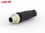 M12 Circular Metric Connectors T4111001041-000 Cable Mounting
