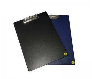 China Top Metal Clip ESD Office Supplies ESD Safe Clip Board Size A4 A5 With ESD Safe Symbol on sale